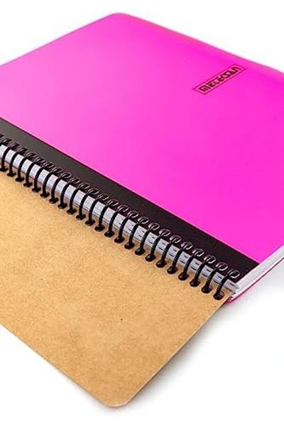 STOREMAX Sbl Capricorn Neon Series, A4, 6 Subject (3 Squares, 3 Lines) 180 Sheets Pp Cover Spiral Notebook