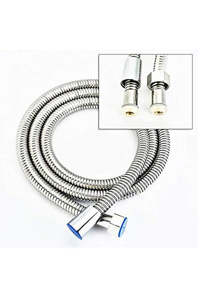 STOREMAX Ezg 2 Meter Shower Hose Pipe Stainless Steel Replacement Anti Zinc Hello Flow Double Interlock Shower Hort