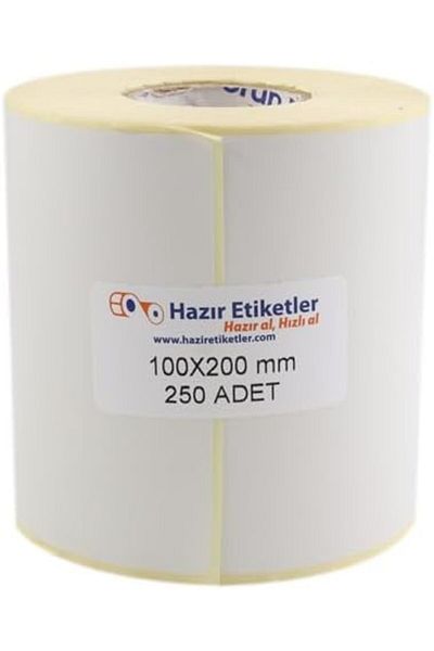 LUXE Labels , Take Ready Take Fast Eco Thermal Label 100mm X 200mm 250 Pcs in Roll 40mm Kuka Diameter