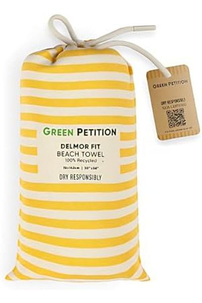 Mu Art Ahşap Mrt Petition Delmor Beach Towel (Ochre, 76X142) Art 871301