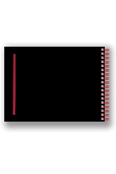 LUXE Color Drawing Sketchbook Spiral 120 Gr. Black Lxshp 1055529