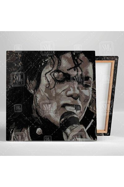 SML TABLO Michael Jackson Μουσική Μύθος Χορού Τέχνη Διακόσμηση Τετράγωνος Πίνακας Καμβά