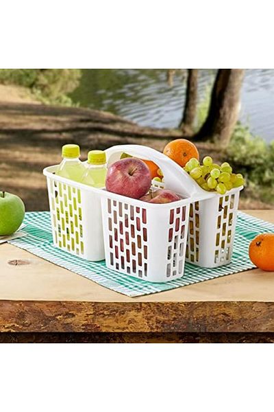 LUXE Organizer Basket, Divided Organizer Basket with Handle. Lxshp 1055529