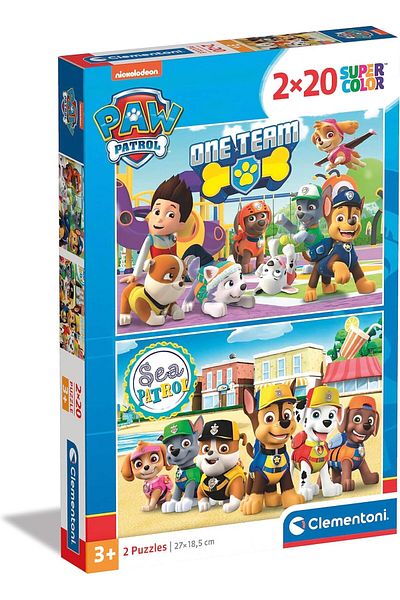 Mu Art Ahşap Mrt - لغز 2x20 قطعة - Paw Patrol Art 871301