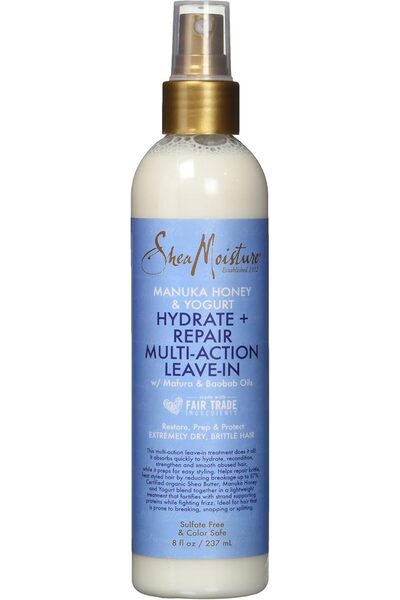 Shea Moisture SheaMoisture Manuka Honey & Yogurt Hydrate + Repair Leave-In Treatment, 236 ml