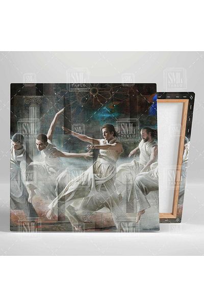 SML TABLO Τετράγωνος πίνακας σε καμβά του Lyrical Dance Dance Group
