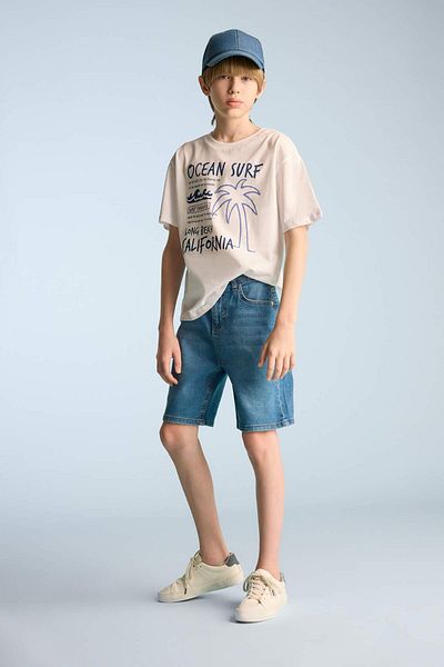 DeFacto Boy's Jean Shorts D7899A825Sm