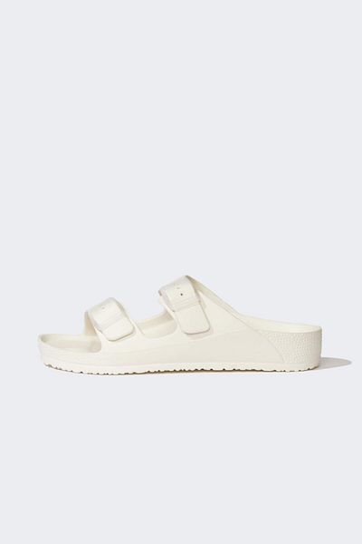 DeFacto Γυναικεία επίπεδη σόλα με διπλό λουράκι Eva Slippers E3346AX25SM
