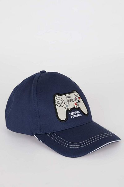 DeFacto Boy's Embroidered Cotton Cap Hat D8404A825Sm