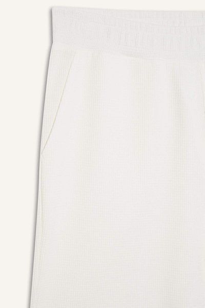 DeFacto 100% Cotton Regular Fit Waffle Shorts E2591Ax25Sm