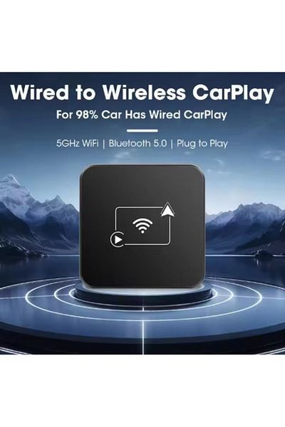 JMCQ Carplay Box 2024 Hot Wireless Carplay Box Android Auto Adapt For Wired Carplay Display To Wirel
