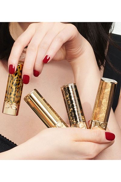 Dolce&Gabbana القطعة الوحيدة من غطاء أحمر الشفاه الشفاف