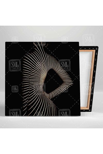 SML TABLO Sun Reflection Shadow Zebra Γυναικείο τετράγωνο καμβάς