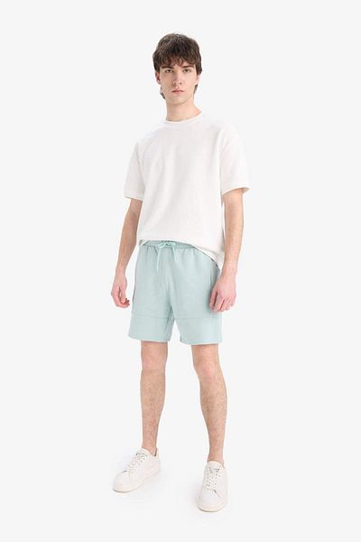 DeFacto Slim Fit Slim Fit Skinny Leg Basic Straight Shorts B8674Ax25Sp