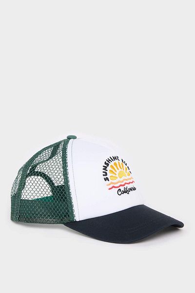 DeFacto Boy's Embroidered Cotton Cap Hat D8400A825Sm