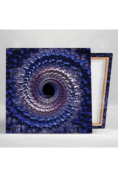 SML TABLO Fractal Art Σύνθετα Σχήματα Διακόσμηση Τετράγωνος Πίνακας Καμβά