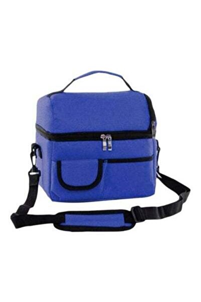 HALAMODO حقيبة غداء معزولة حرارياً باللون الأزرق 23×16×25 سم