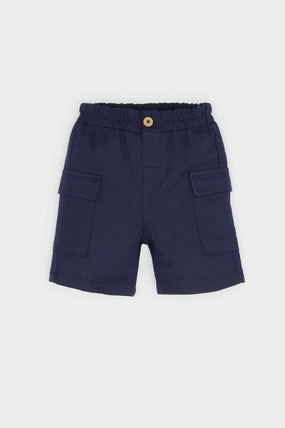 DeFacto Baby Boy 2 Piece Set Printed Short Sleeve T-Shirt Elastic Waist Shorts E9032A525Sm