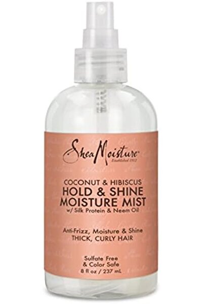 Shea Moisture رذاذ شيا مويستشر هيبيسكوس هولد آند شاين المرطب للشعر، 8 أونصة