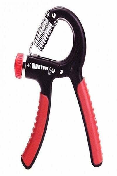 HALAMODO Adjustable Hand Grip Power Exerciser Forearm Wrist Strengthener Gripper , Red