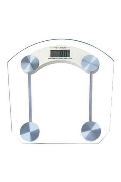 HALAMODO Digital LCD Electronic Glass Weighing Scale White