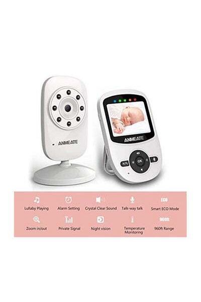 HALAMODO Wireless Monitor With 8 Infrared LED Lights Digital Camera and Automatic Night Vision