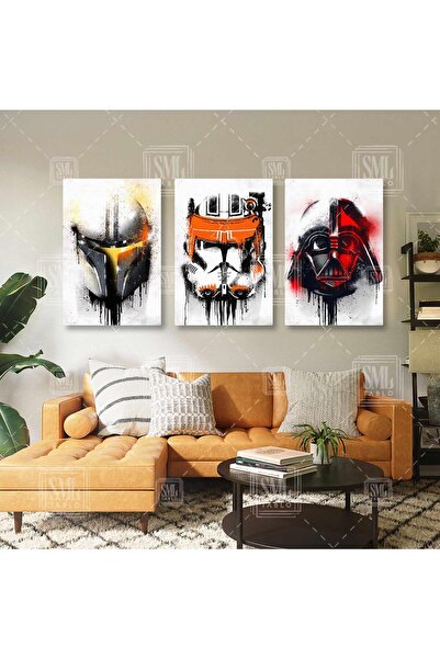 SML TABLO Star Wars Jedi Şovalye Kask Sprey Efsane Film Üçlü Kombin 3 lü Set ...