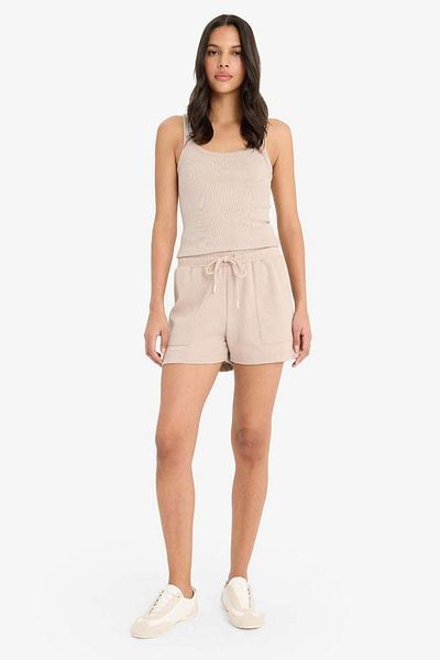DeFacto New Season Regular Fit Flexible Waisted Lace up Bermuda Shorts