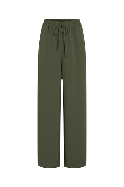 VILA Hose mit weitem Bein High Waist