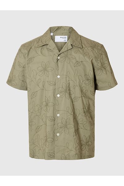 Selected Homme Kurzarmhemd 100% Baumwoll