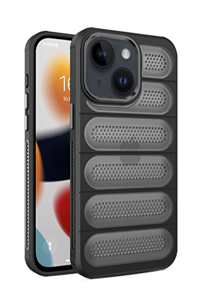 NewFace حافظة ايفون 14 ايرماكس من السيليكون - اسود 1493651709