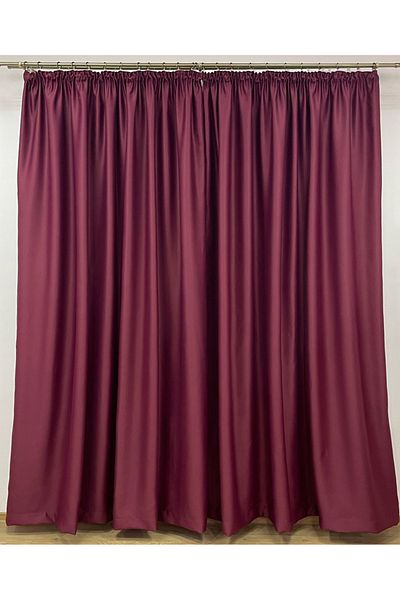 Liz Line Set doua draperii blackout, ruby, "Monocrom Signature" by Liz Line, cu rejansa 2x200x245 DR72