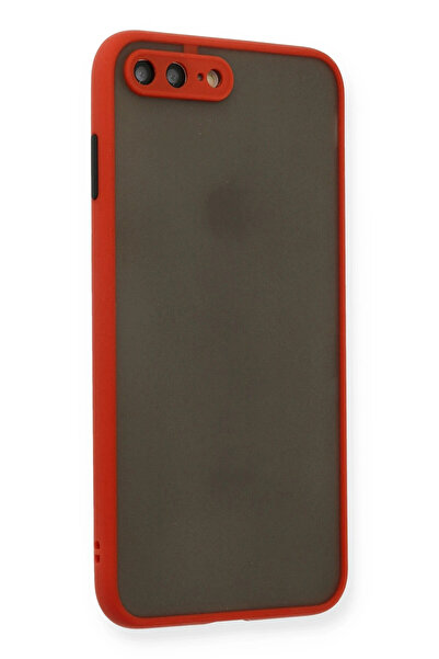 NewFace iPhone 7 Plus Case Montreal Silicone Cover - Red 1493441709
