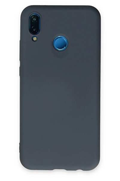 NewFace حافظة هواوي بي 20 لايت نانو من الداخل سيليكون مخملي - رمادي SPTGL