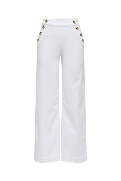 ONLY Jeans mit weitem Bein ONLMADISON Hohe Taille Weiter Beinschnitt Jeans