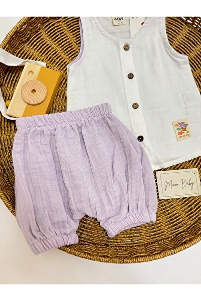 WOW Muslin Fabric Summer Baby Set