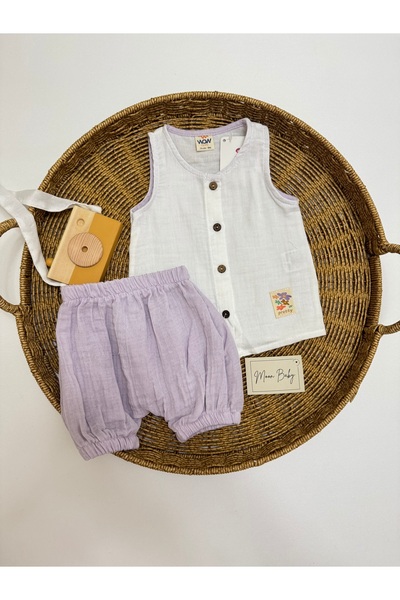 WOW Muslin Fabric Summer Baby Set