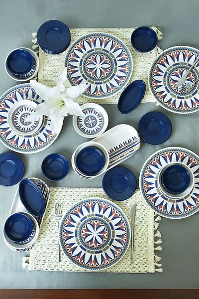 Keramika Ruby Breakfast Set 28 Pieces for 6 People 20793-20794