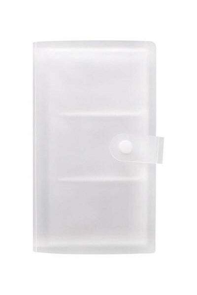 HALAMODO 120-Slot Business Card Holder Clear