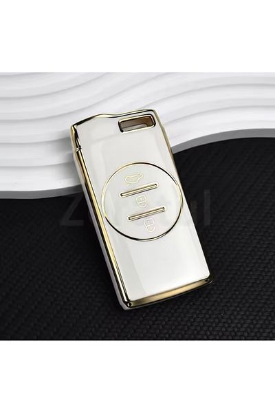 YıldızTuning Chery Tiggo 7 Pro Key Case White-Gold