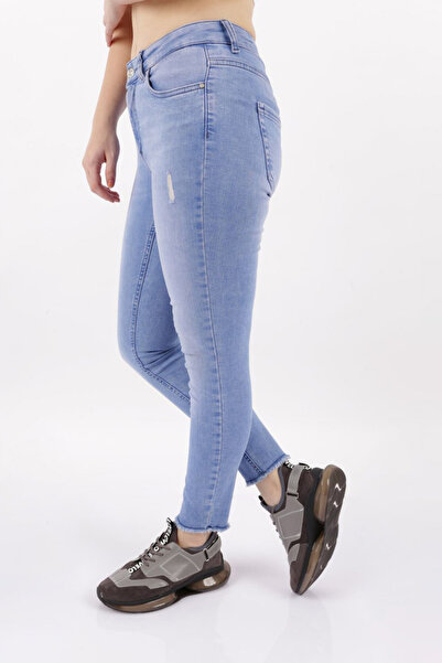 ONLY 15178061   Onlblush Life Mid Sk Ak Raw Rea4347 Noos Women's Jean Pants