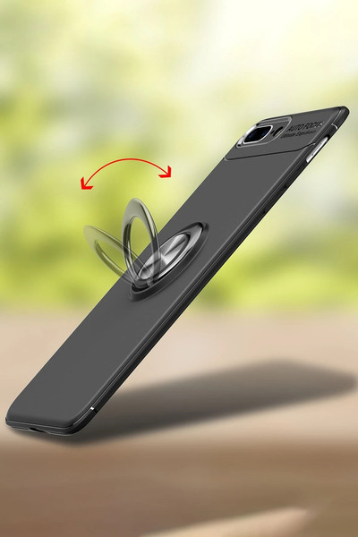 NewFace iPhone 7 Plus Case Range Ring Silicone - Red Sptgl