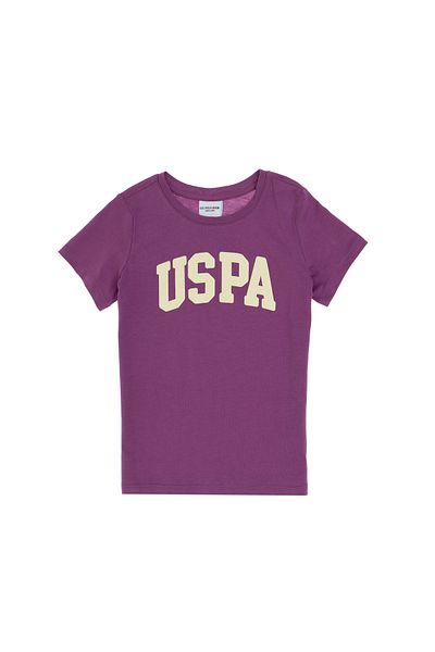 U.S. Polo Assn. Girl's Violet Basic T-Shirt 50306042 -Vr037