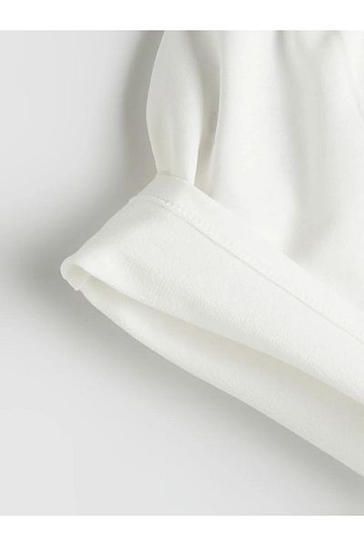LC Waikiki LCW baby Ecru Elastic Waist για κορίτσια σορτς