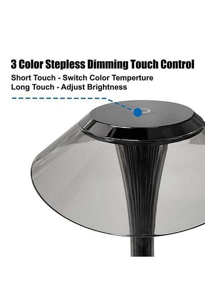 COOYA LED Lamp,USB Rechargeable,Desk Lamp Reading Lamp for Restaurant/Bedroom/Dormitory