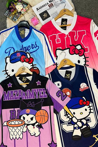Karakedi Μπλούζα Unisex Ροζ Amigo Girl Hello Kitty
