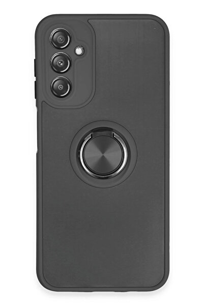 NewFace حافظة سامسونج جالاكسي A14 4G غطاء سيليكون مونتريال مع حلقة - أسود SPTGL