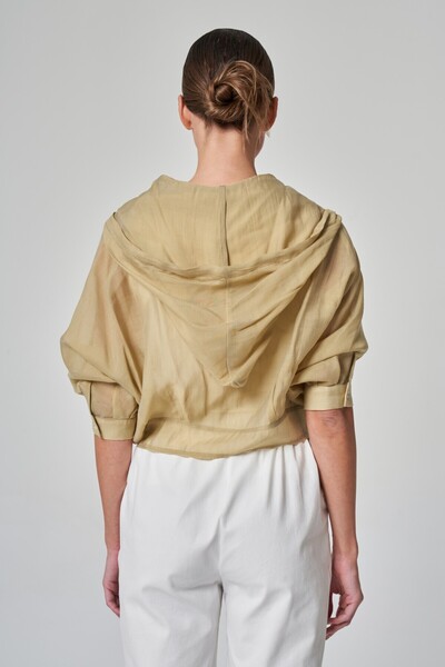 UTOPIAN Kapüşonlu Oversize Bluz