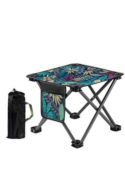 Arabest كرسي قابل للطي محمول مع حقيبة حمل وجيب جانبي، كرسي صيد خفيف الوزن للا...