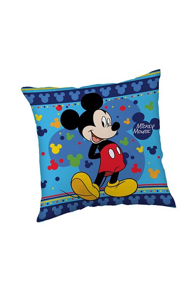 Mickey Mouse Multicolored pillow, diameter 40x40 cm, Blue, Mickey Mouse